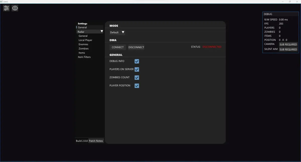 Clutch Dayz Radar DMA — DMA CHEATS screenshot 4